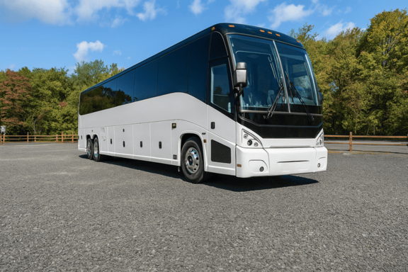 Bus Rental Company Arlington 56 Passenger Charter Bus