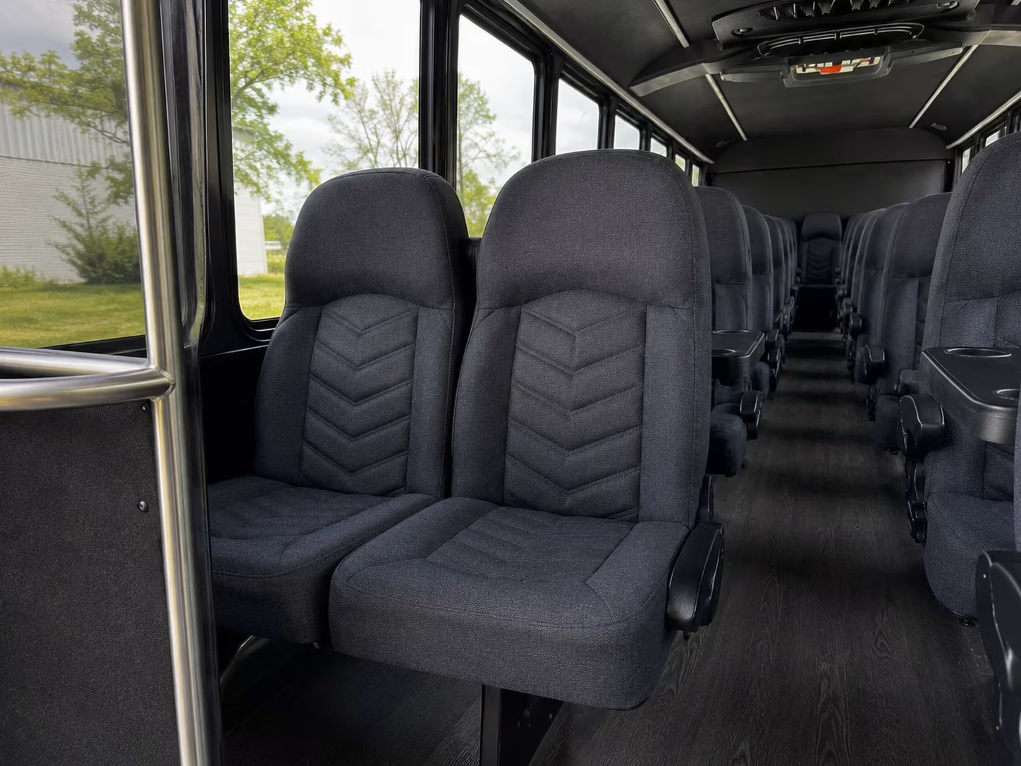 15 passenger minibus inside
