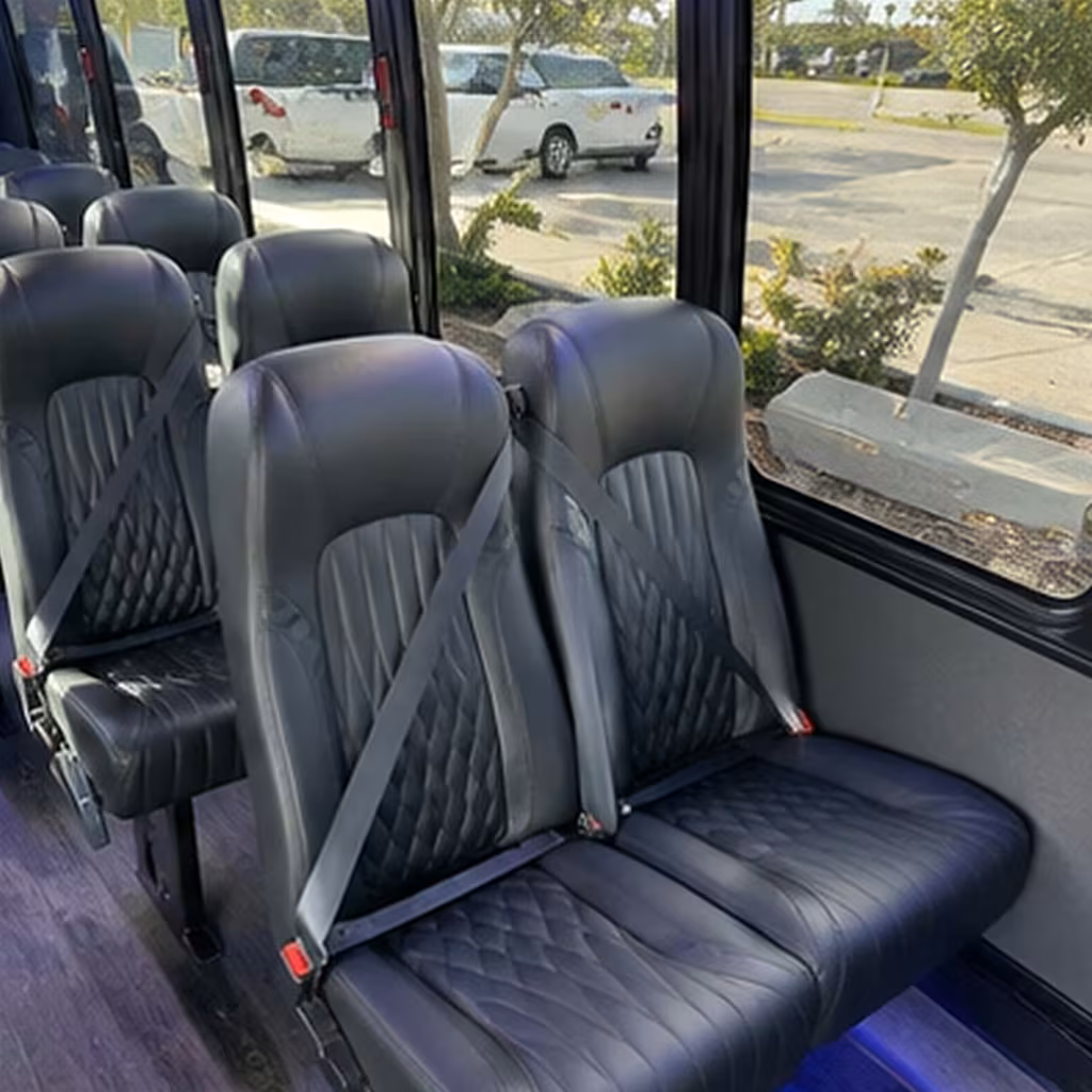 30 passenger minibus inside