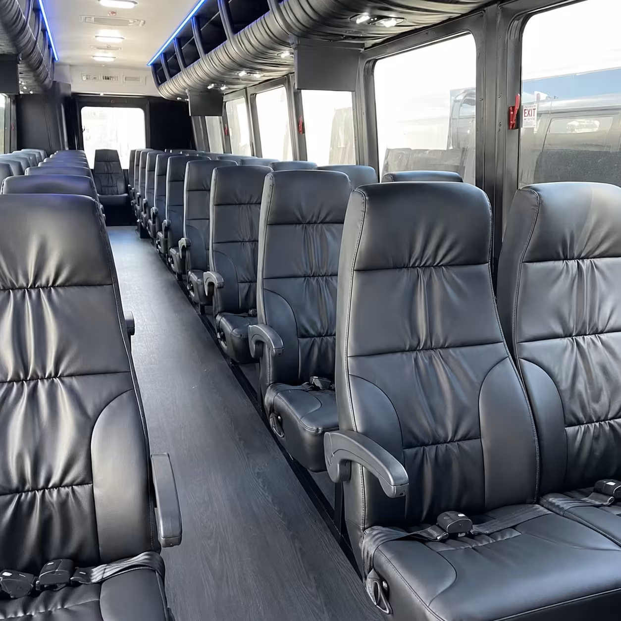 35 passenger minibus interior