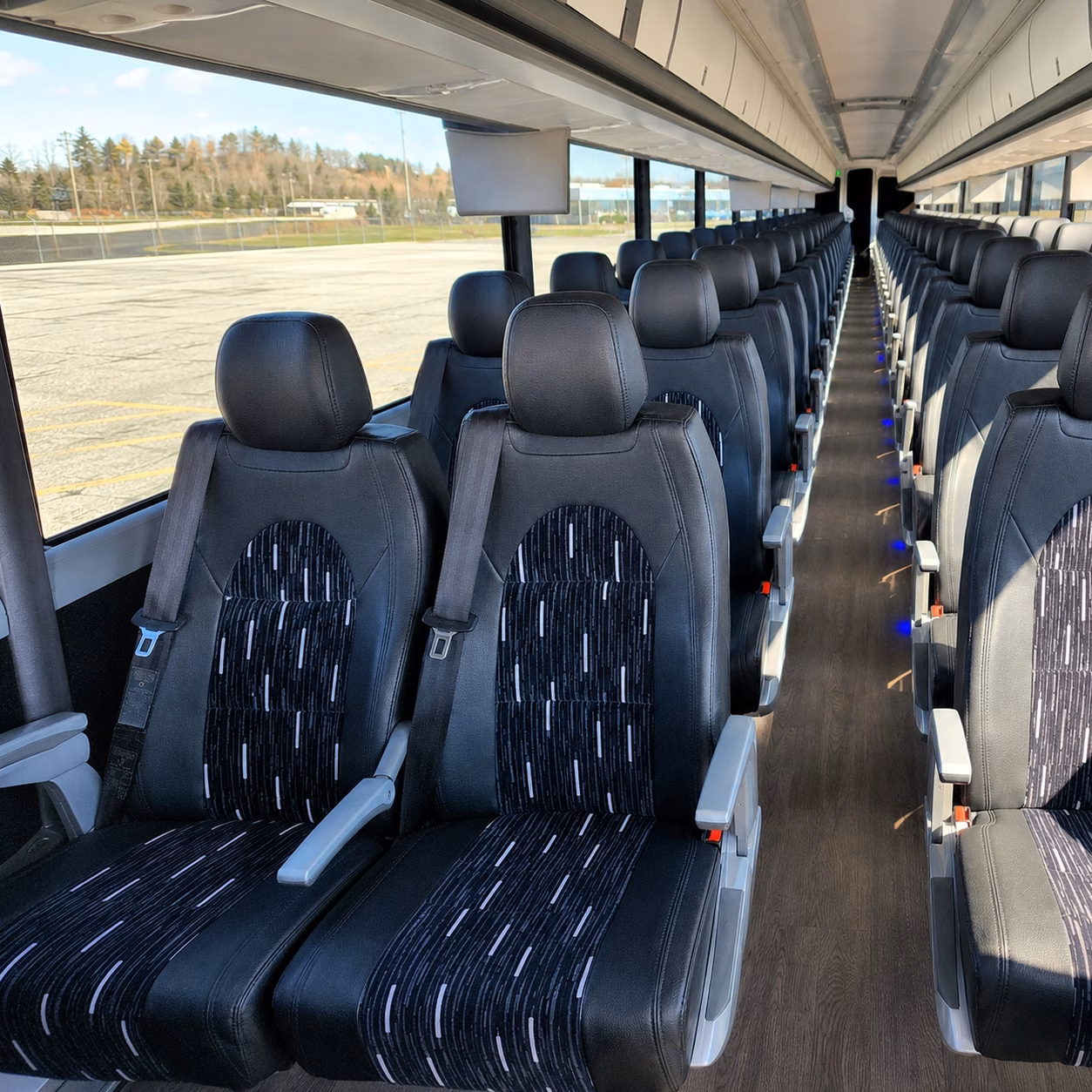 arlington 56 passenger charter bus rental