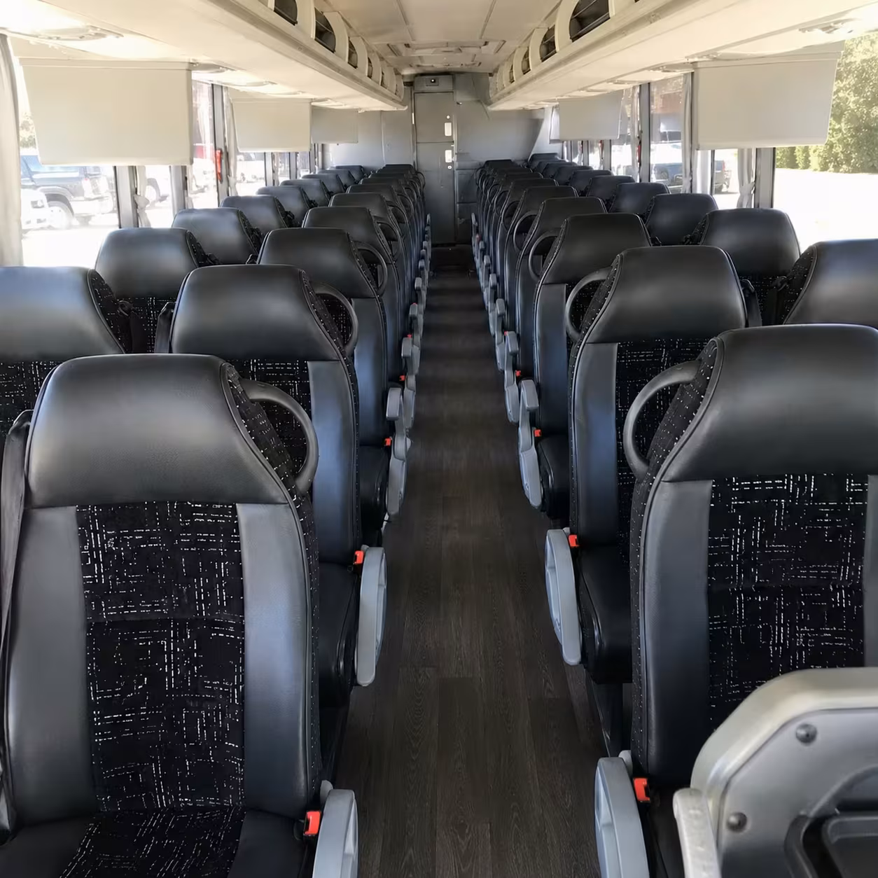 arlington charter bus interior