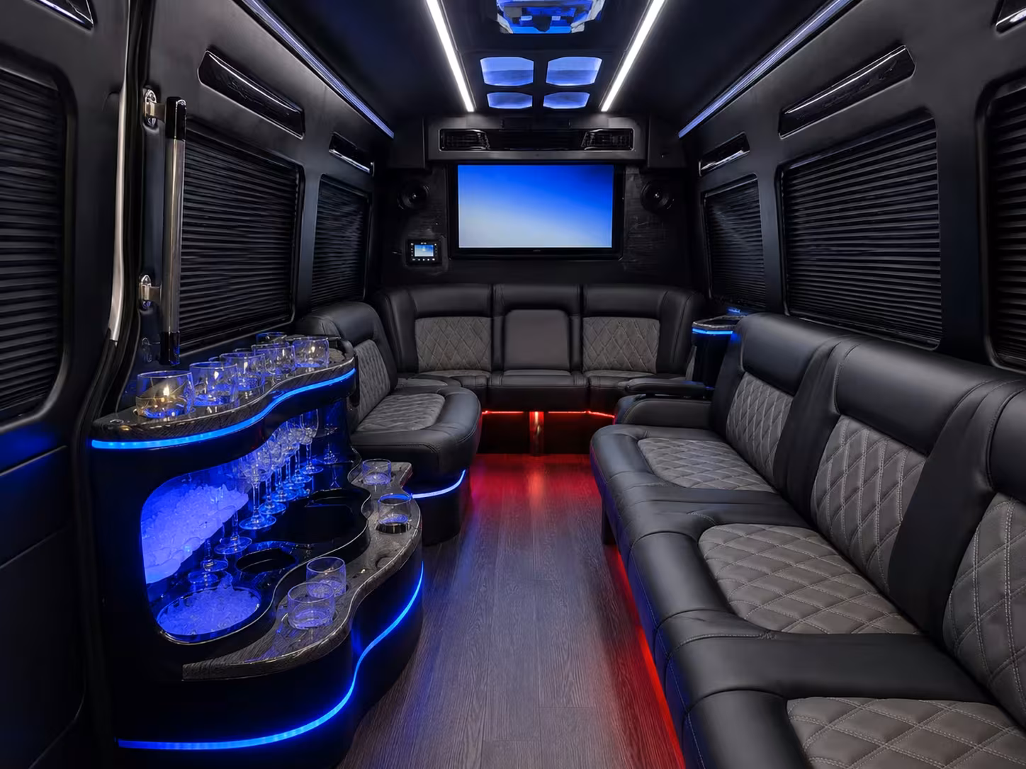corporate event bus rentals in arlington
