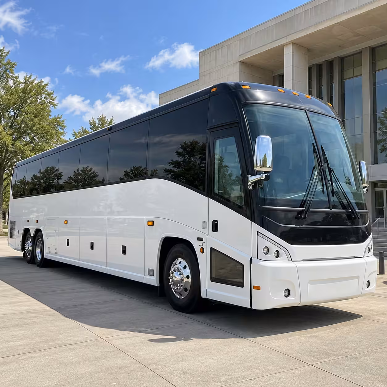 instant quotes for arlington reception charter bus rentals