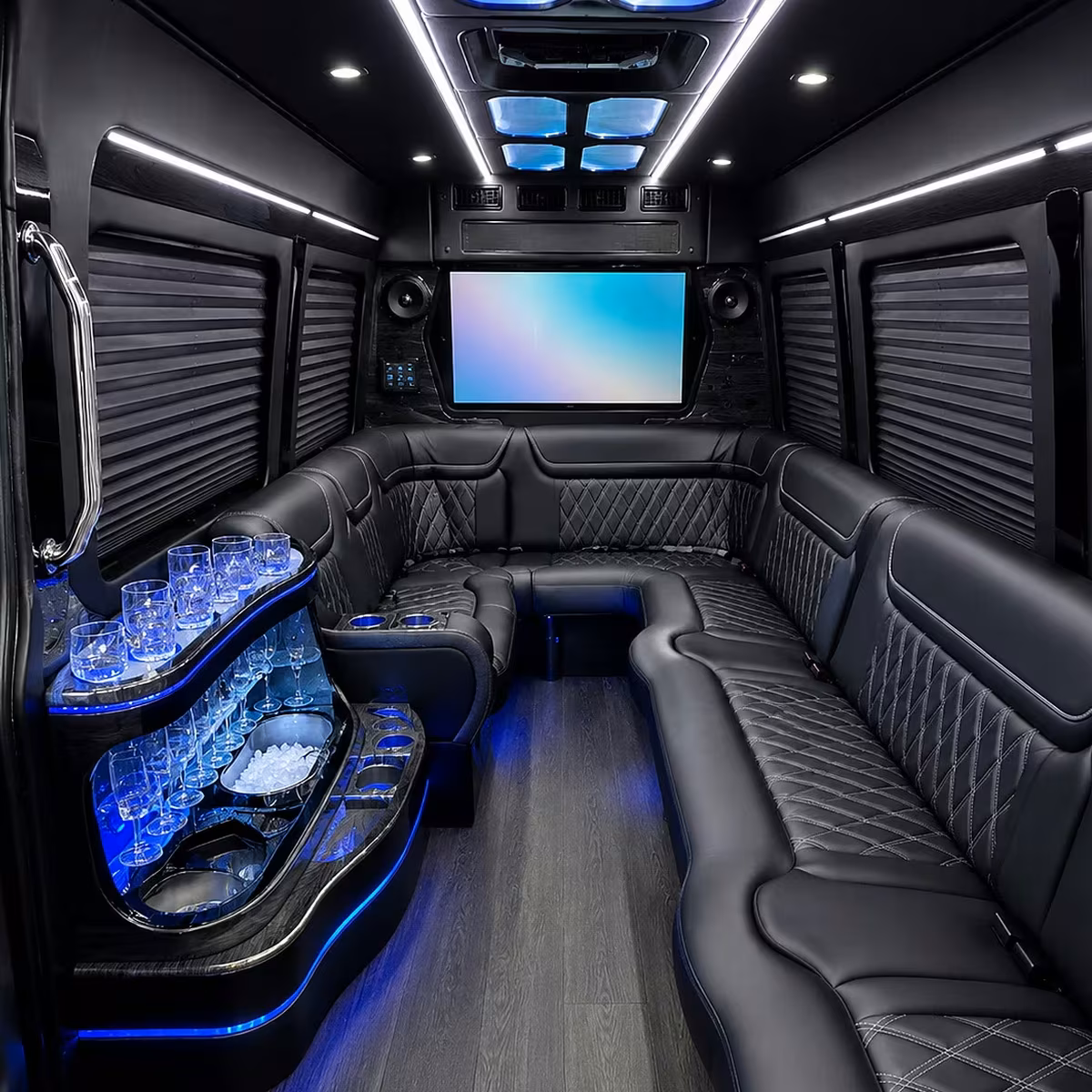 party bus interior
